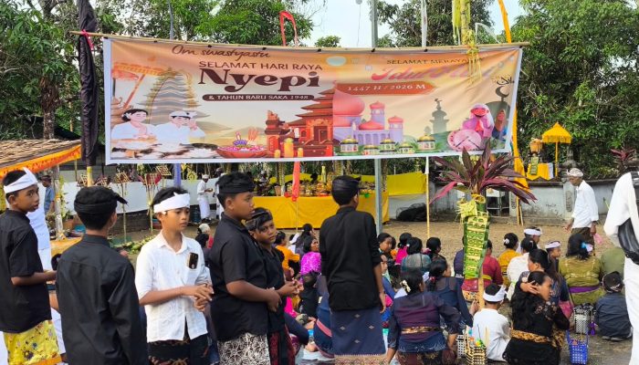 Nyepi Berdekatan Ramadan, Kampung Bali Sedahan Jaya Jadi Contoh Toleransi