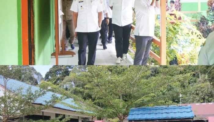 Wakil Bupati  Tinjau Pekerjaan Fisik Dinas Pendidikan. 
