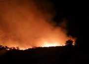 Karhutla di Matan Hilir Utara Ketapang Meluas, Warga Berjaga Malam Cegah Api Masuk Permukiman