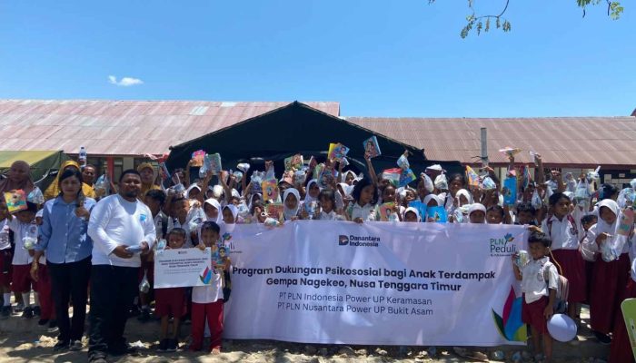 PLN Hadirkan Dukungan Psikososial bagi 120 Siswa Terdampak Gempa di Nagekeo