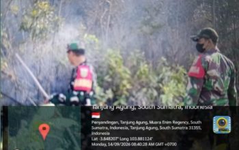 Hotspot Terdeteksi di Penyandingan, Tim Gabungan Lakukan Ground Check dan Pemadaman