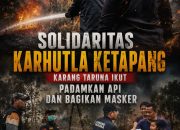 Solidaritas Karhutla Ketapang, Karang Taruna Ikut Padamkan Api dan Bagikan Masker